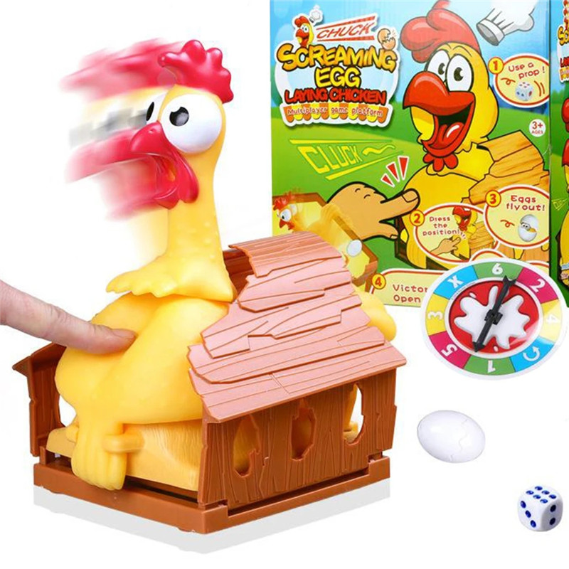 Party Games Egg - Funny Lucky Chicken Laying Eggs Toys