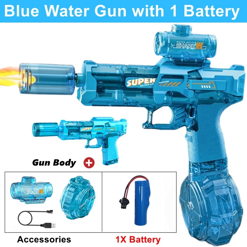 Party Games Kids And Adults - Electric Water Blaster Gun - Automatic