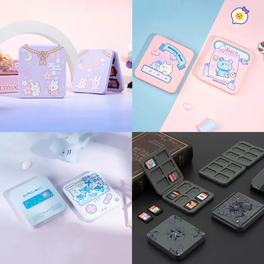 Hard Shell Game Cards Storage  - Party Games Nintendo ulasan dan harga