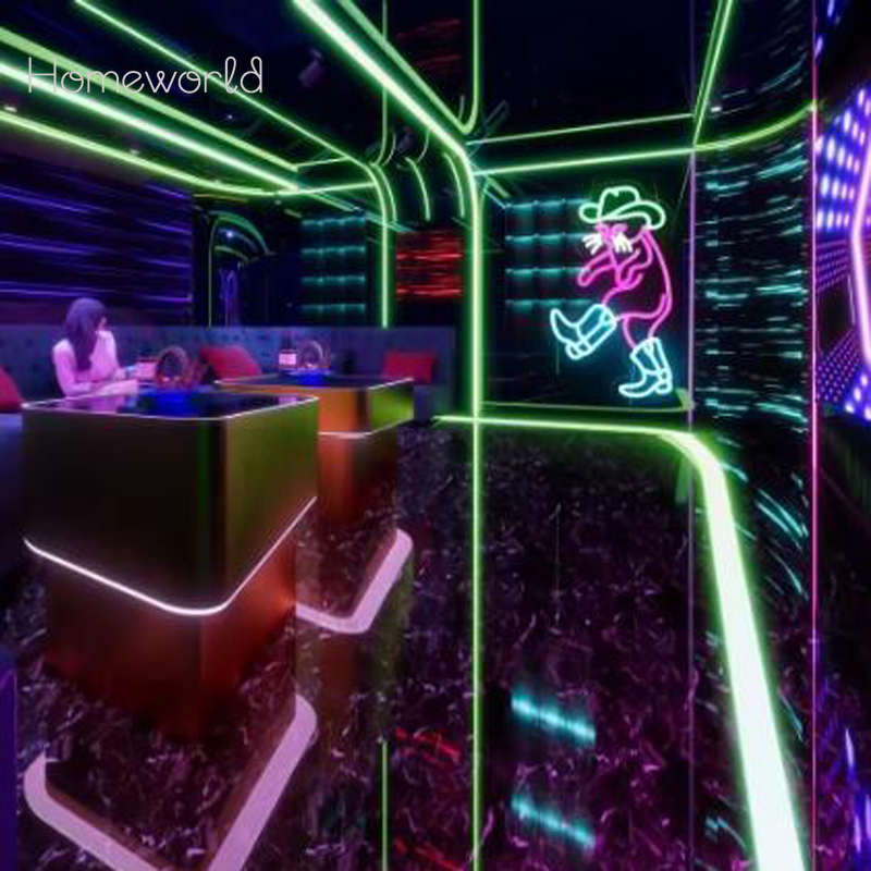 Cowboy Cat Neon Light Sign Dim - Party Games Shop ulasan dan harga