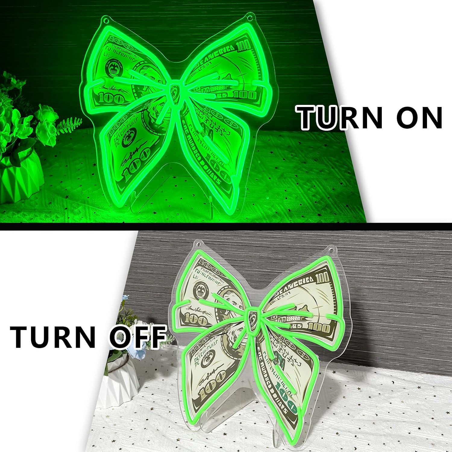 Money Neon Sign USB Powered LE - Party Games Shop ulasan dan harga