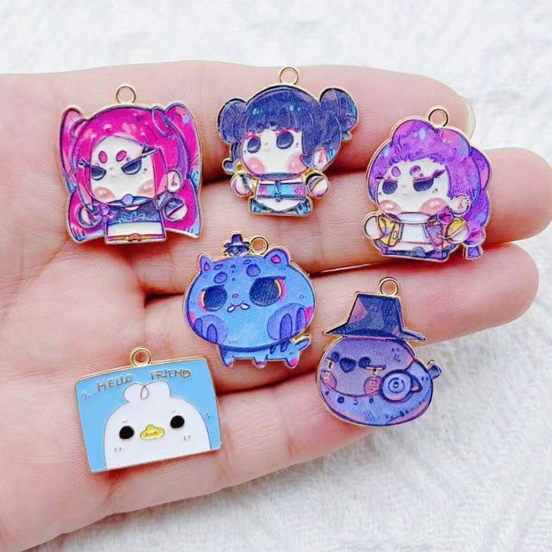 10pcs Cartoon Anime Pendant Oi - Party Games Ideas ulasan dan harga