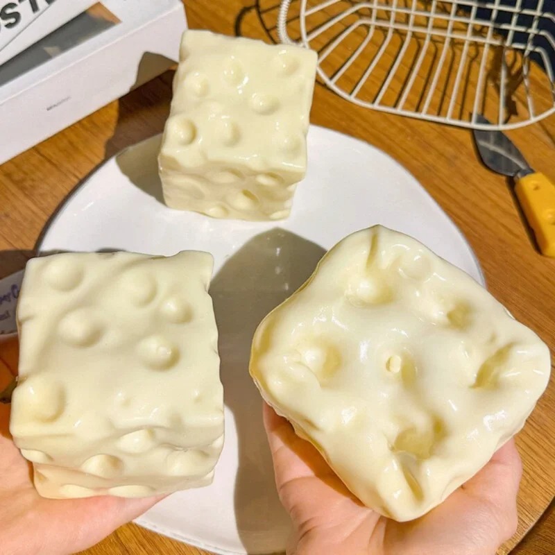Taba Squishy Cheese Cube Stres - Party Games Ideas ulasan dan harga