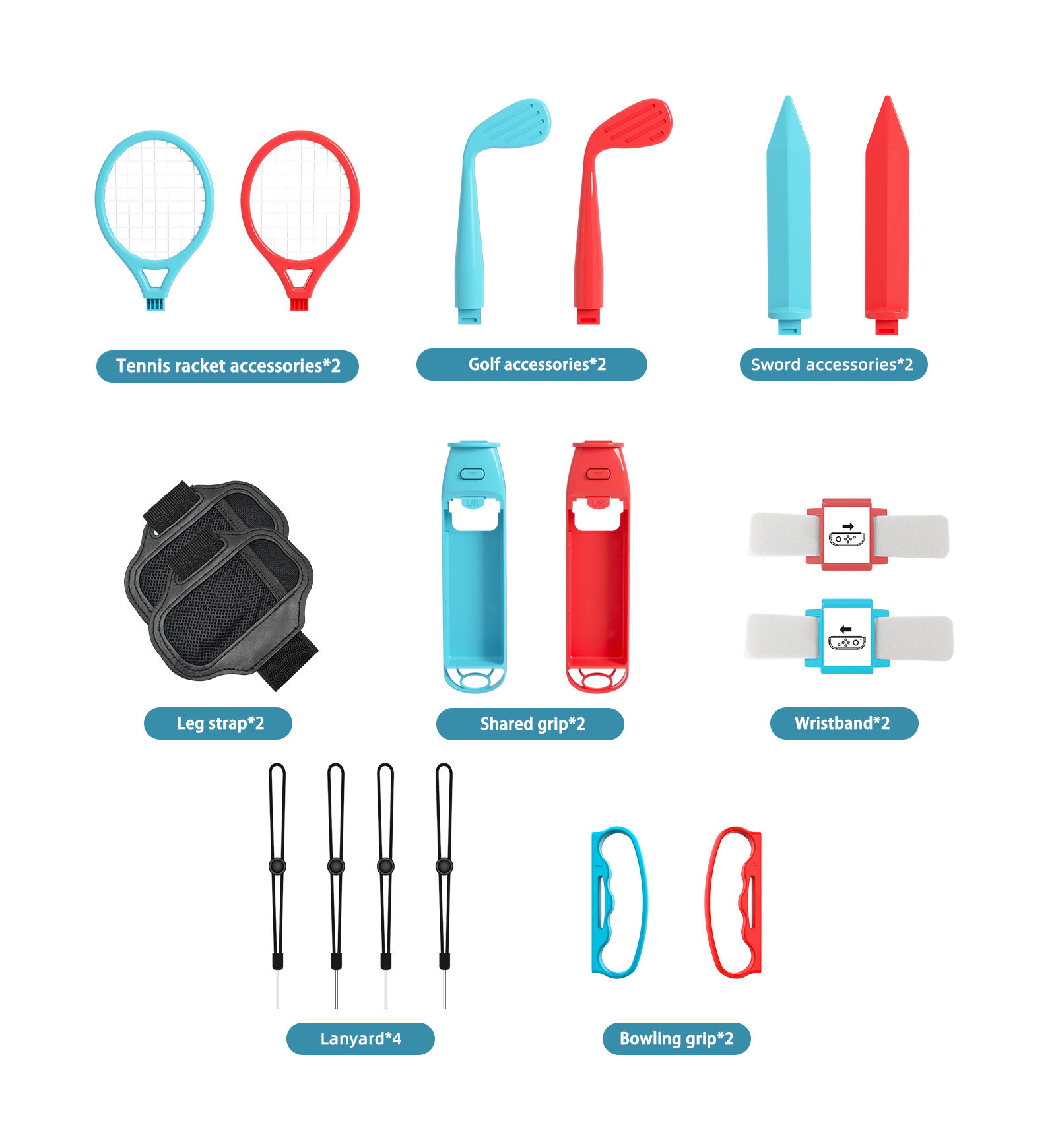 18 in 1 Accessories Kit for Sw - Party Games Switch 1 ulasan dan harga