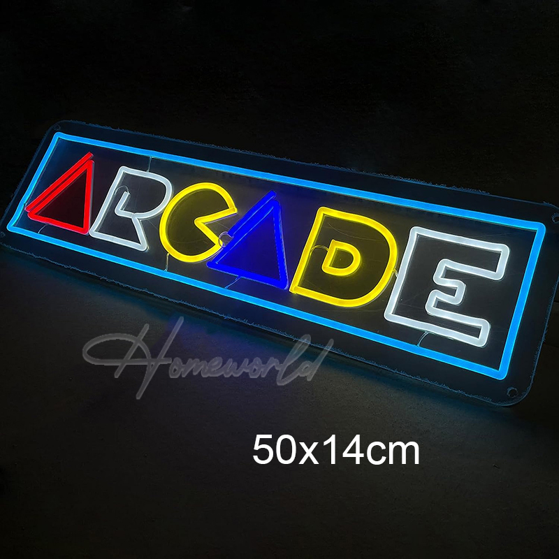 Arcade Neon Sign LED Game Room - Party Games Shop ulasan dan harga