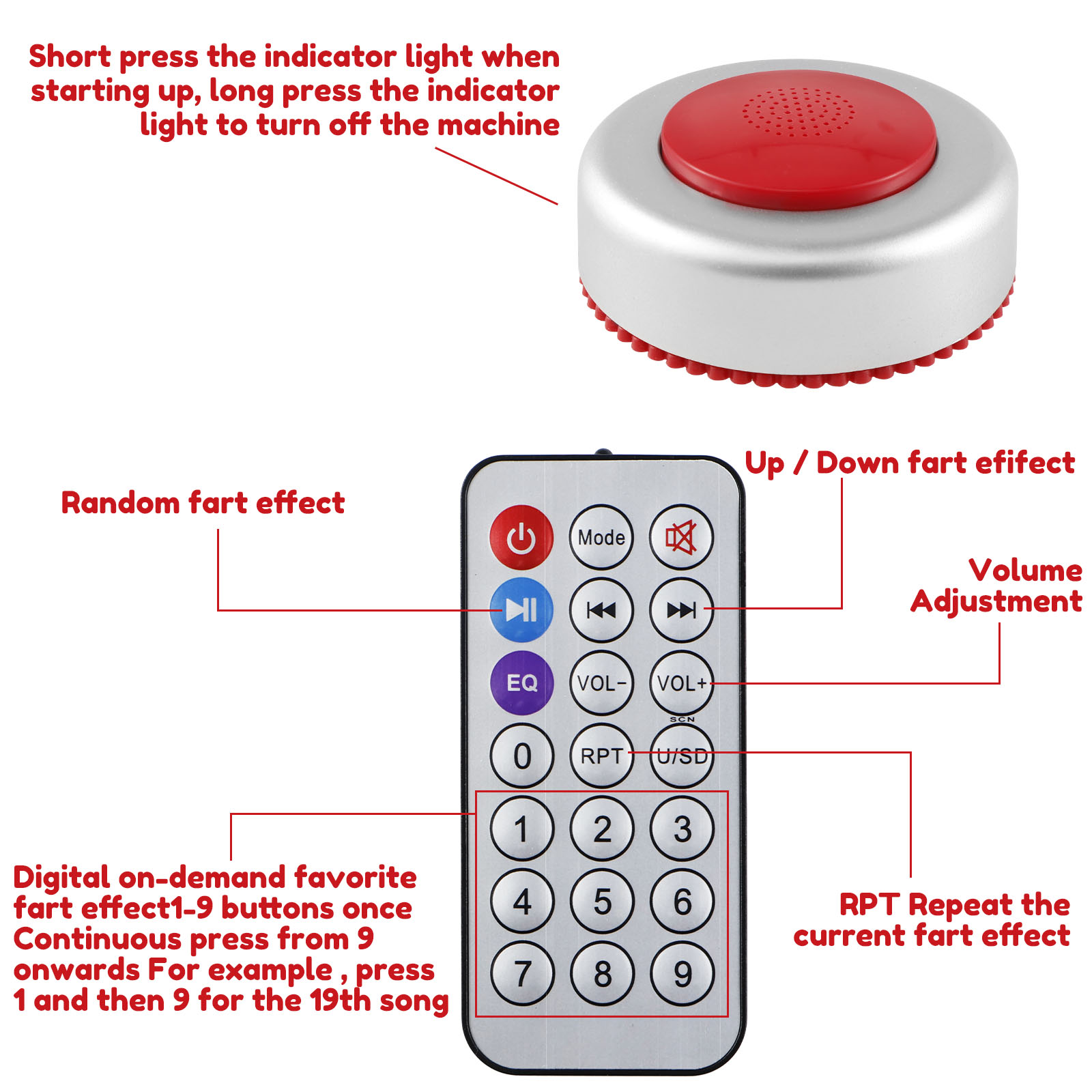 Funny Sound Effects Machine Re - Party Games Adult Birthday ulasan dan harga