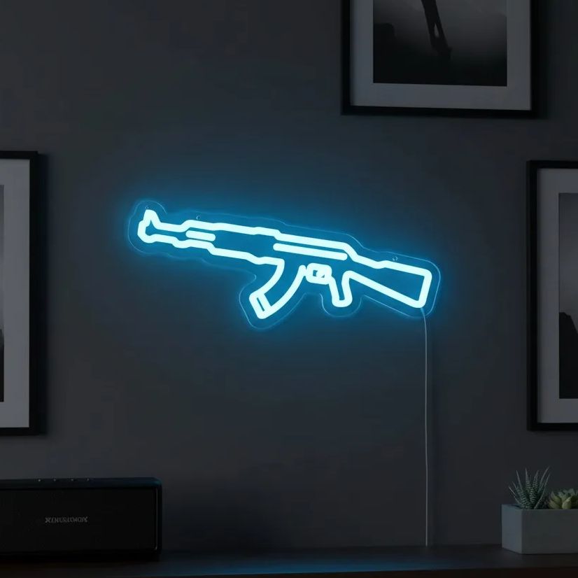 AK Shape Neon Sign - USB-Power - Party Games Switch 1 ulasan dan harga