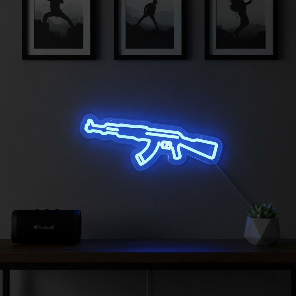 AK Shape Neon Sign - USB-Power - Party Games Switch 1 ulasan dan harga
