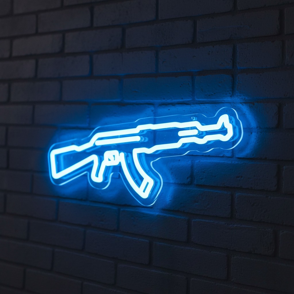 AK Shape Neon Sign - USB-Power - Party Games Switch 1 ulasan dan harga