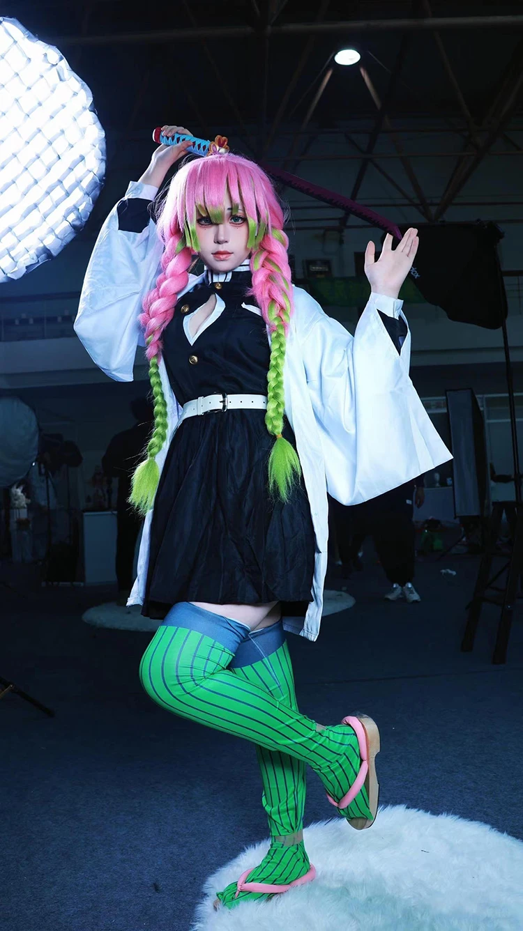 Anime Kanroji Mitsuri Cosplay  - Party Games Kids And Adults ulasan dan harga