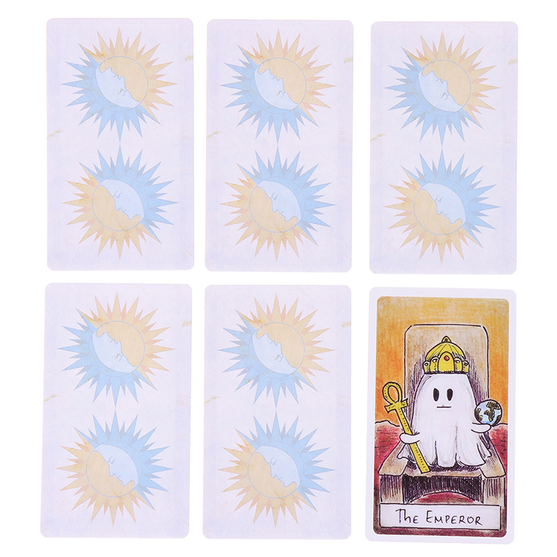 Cute Ghost Tarot Deck Toy Set  - Party Games Adult Birthday ulasan dan harga