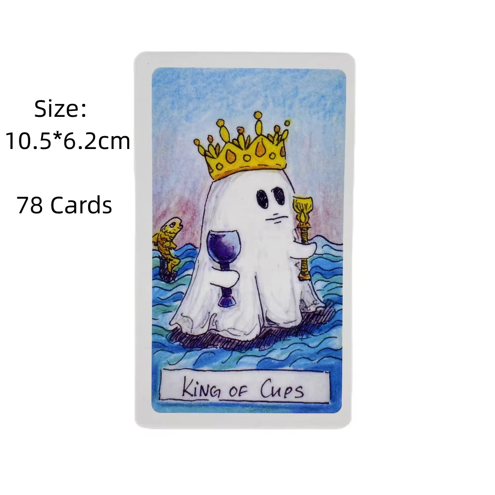 Cute Ghost Tarot Deck Toy Set  - Party Games Adult Birthday ulasan dan harga