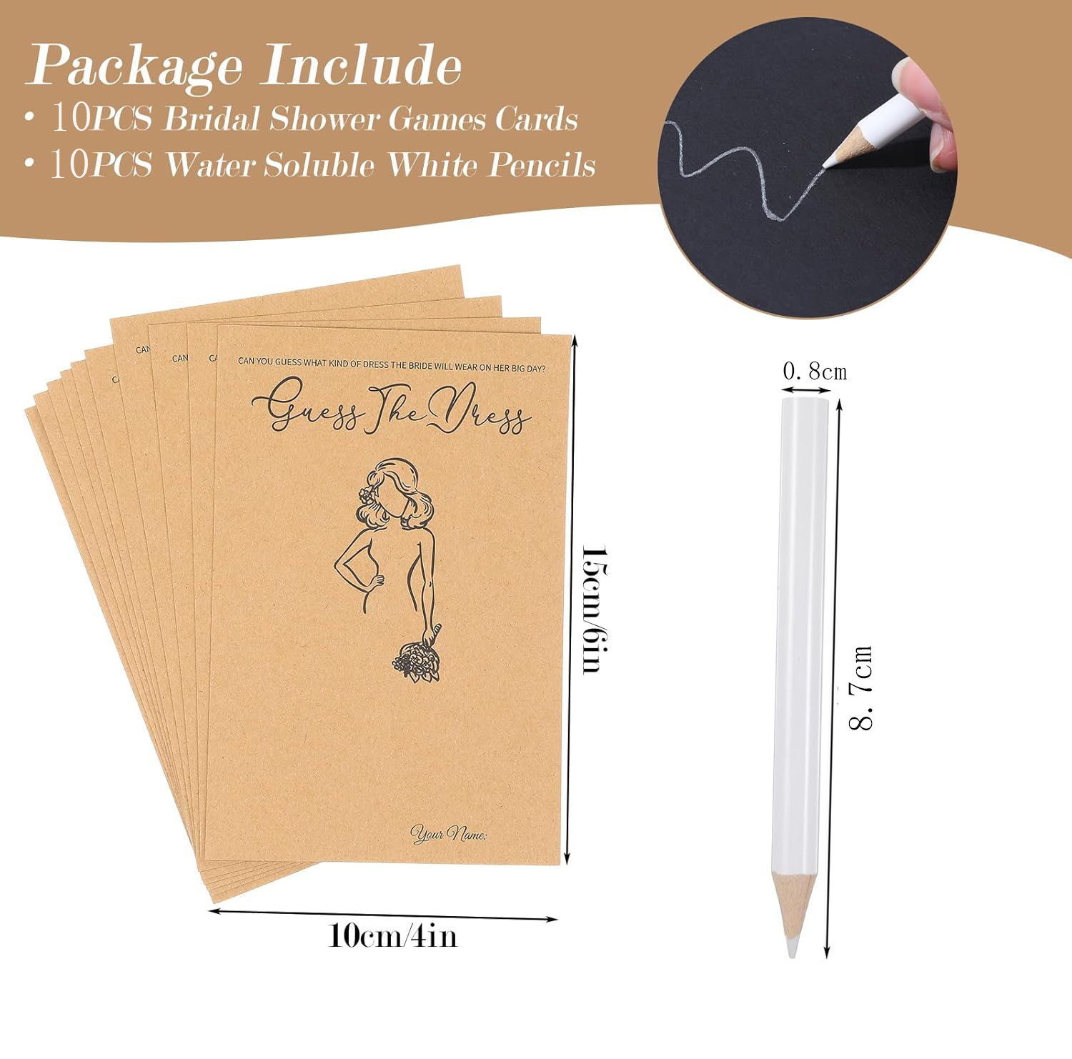 10 Sets Bridal Shower Game Kit - Party Games Bridal Shower ulasan dan harga