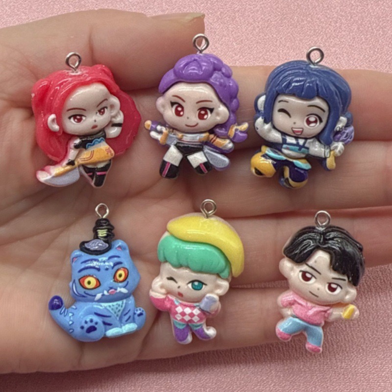 10pcs resin cartoon pendant, D - Party Games Ideas ulasan dan harga