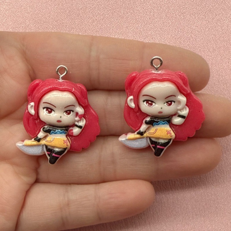 10pcs resin cartoon pendant, D - Party Games Ideas ulasan dan harga