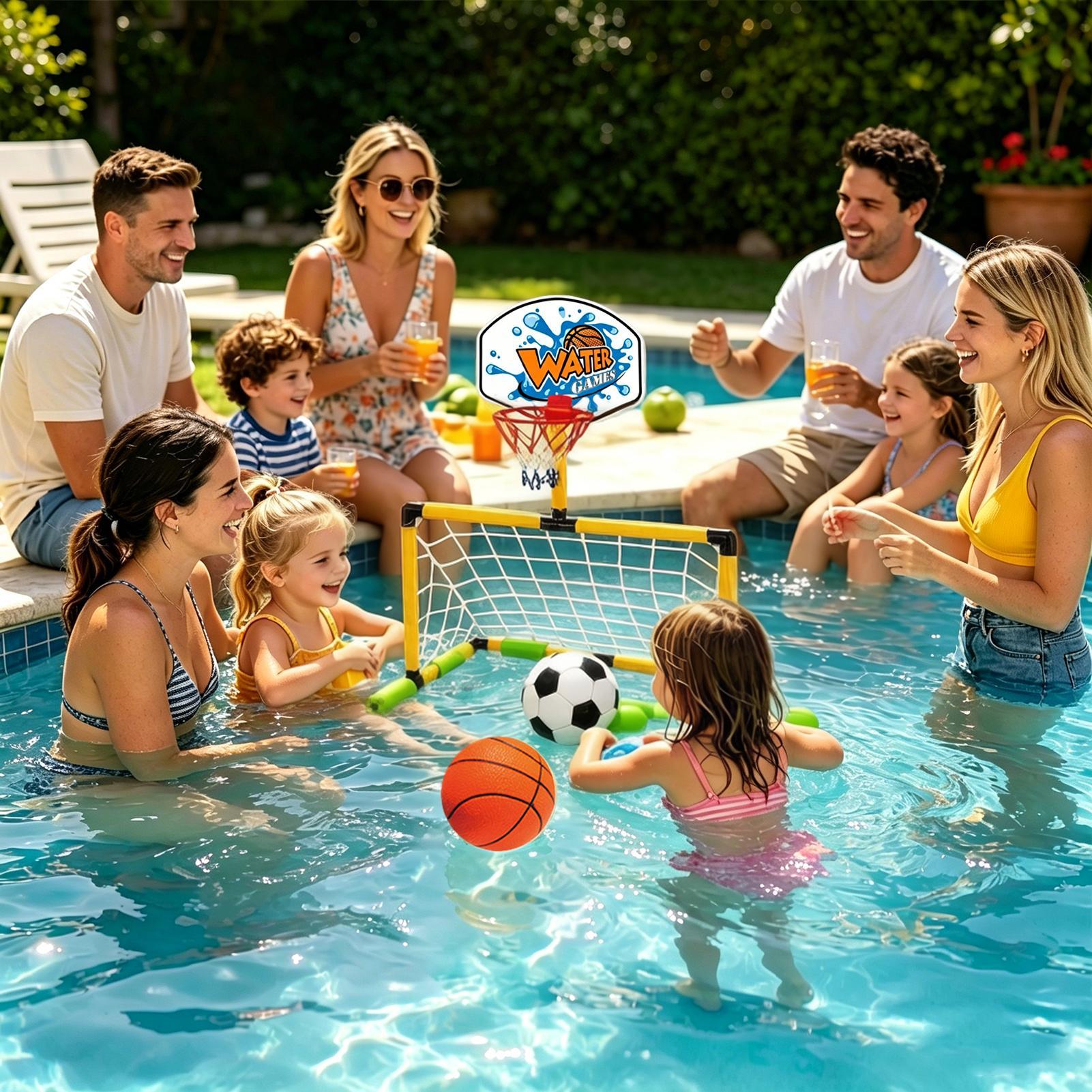 Pool Basketball Hoop 2-in-1 So - Party Games Kids And Adults ulasan dan harga
