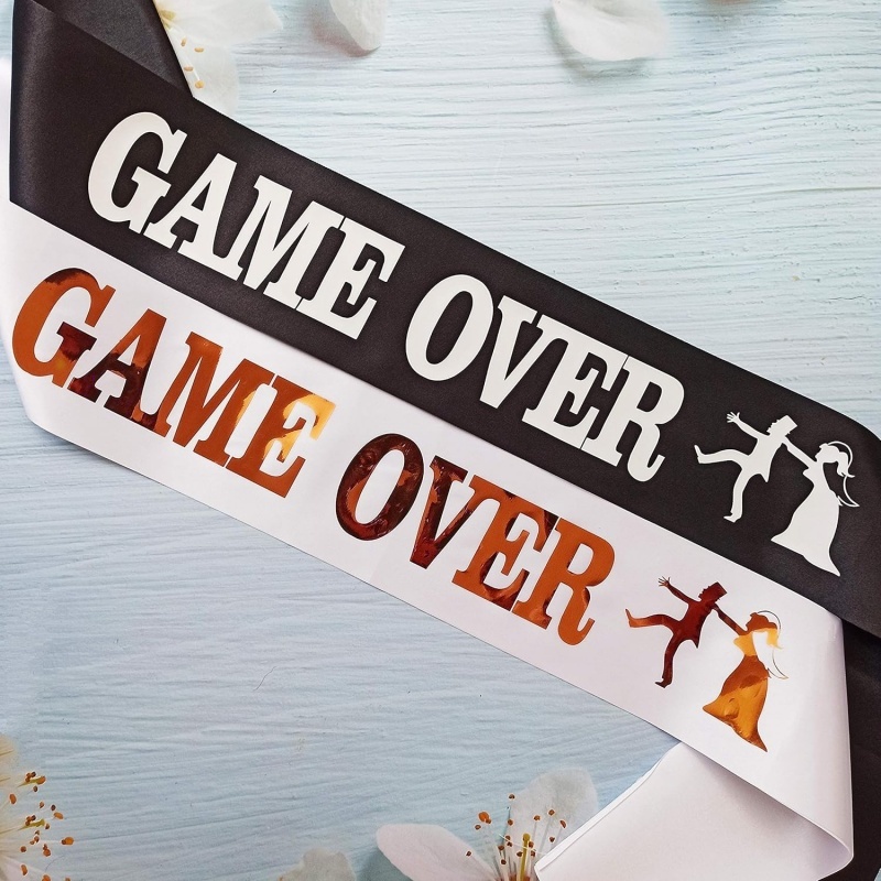 Game Over Bachelor Party Groom - Party Games Bridal Shower ulasan dan harga