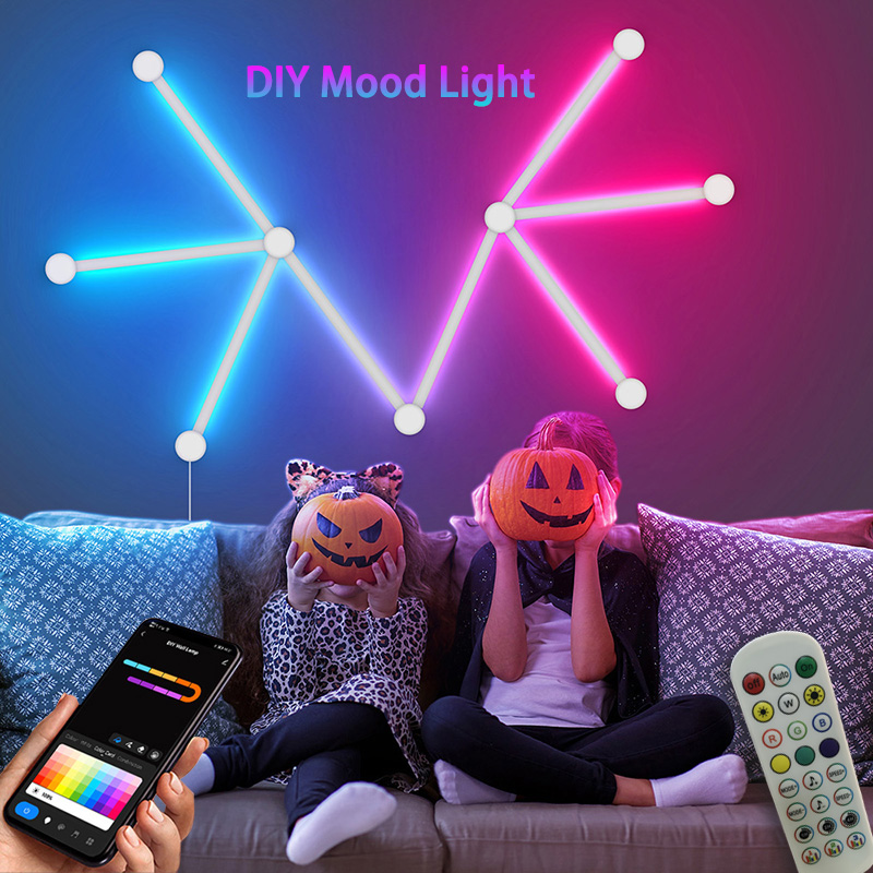 Smart RGB Wall Lamp, Bluetooth - Party Games Switch ulasan dan harga