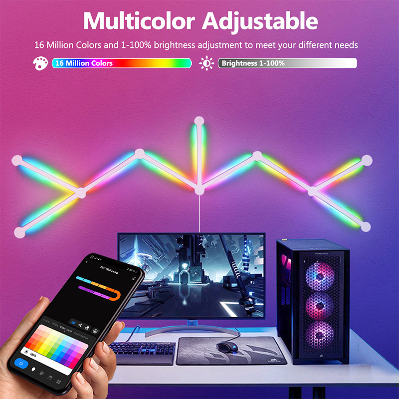 Smart RGB Wall Lamp, Bluetooth - Party Games Switch ulasan dan harga