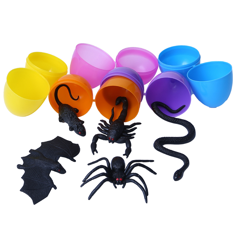 12/24Pcs Empty Easter Eggs Pla - Party Games Egg ulasan dan harga
