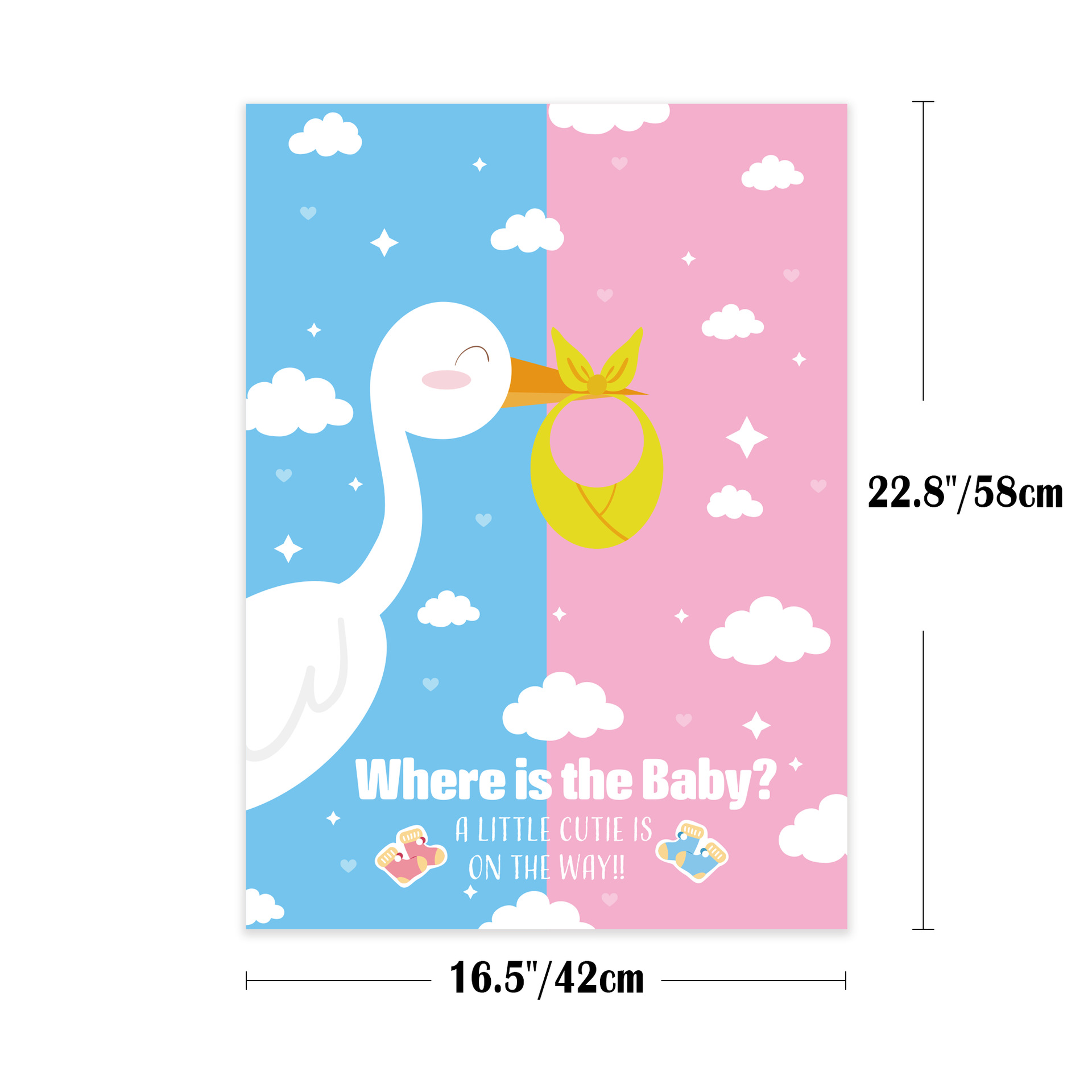 Gender Revealing Baby's Secret - Party Games Shop ulasan dan harga