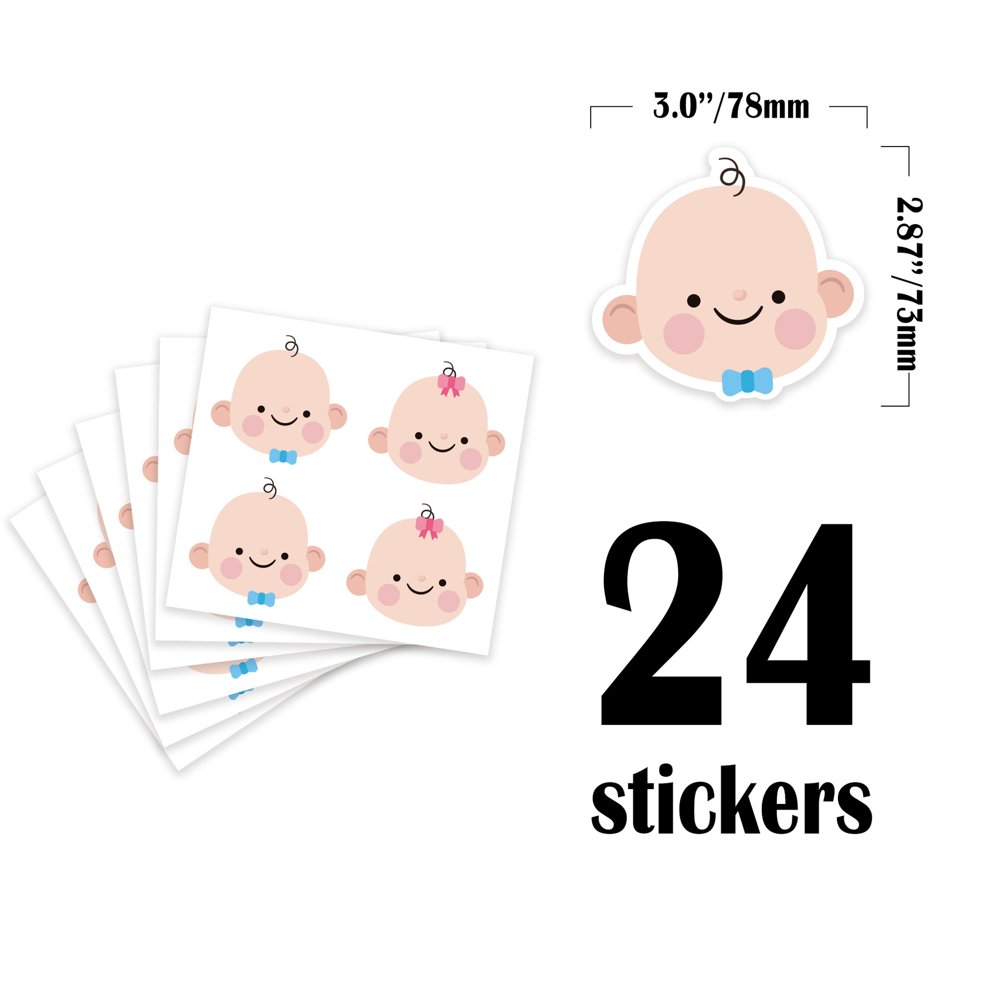 Gender Revealing Baby's Secret - Party Games Shop ulasan dan harga