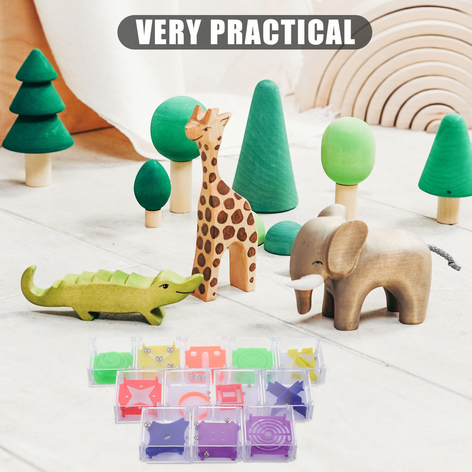 24Pcs Mini Balance Maze Ball H - Party Games Kids And Adults ulasan dan harga