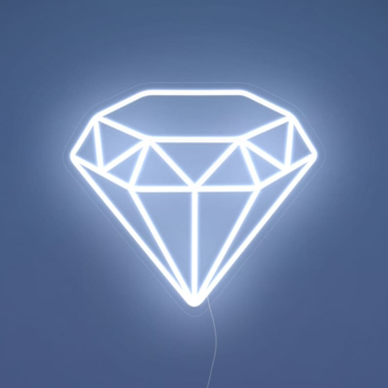 Diamond Neon Sign LED Neon Lig - Party Games Shop ulasan dan harga
