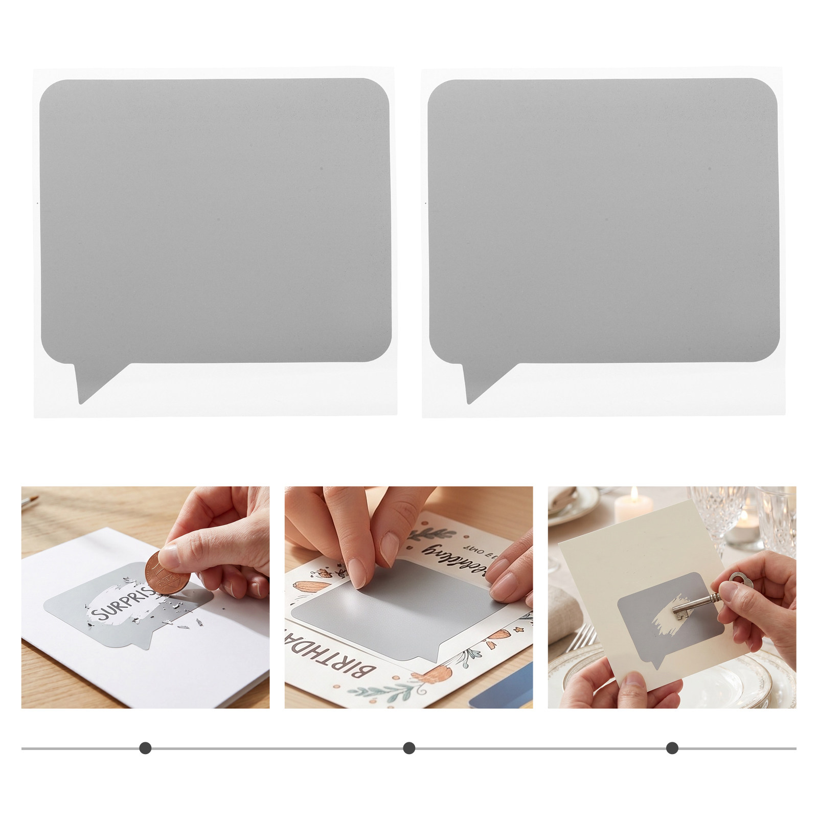 100Pcs Scratch Off Stickers Si - Party Games Bridal Shower ulasan dan harga