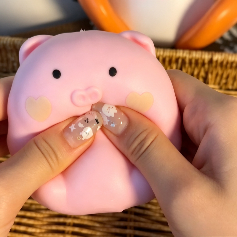 Crunchy Pink Pig Squishy Handm - Party Games Ideas ulasan dan harga