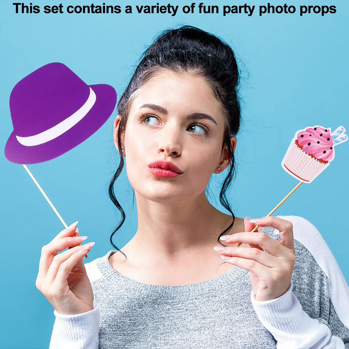 22Pcs Creative Wedding Photo P - Party Games Bridal Shower ulasan dan harga