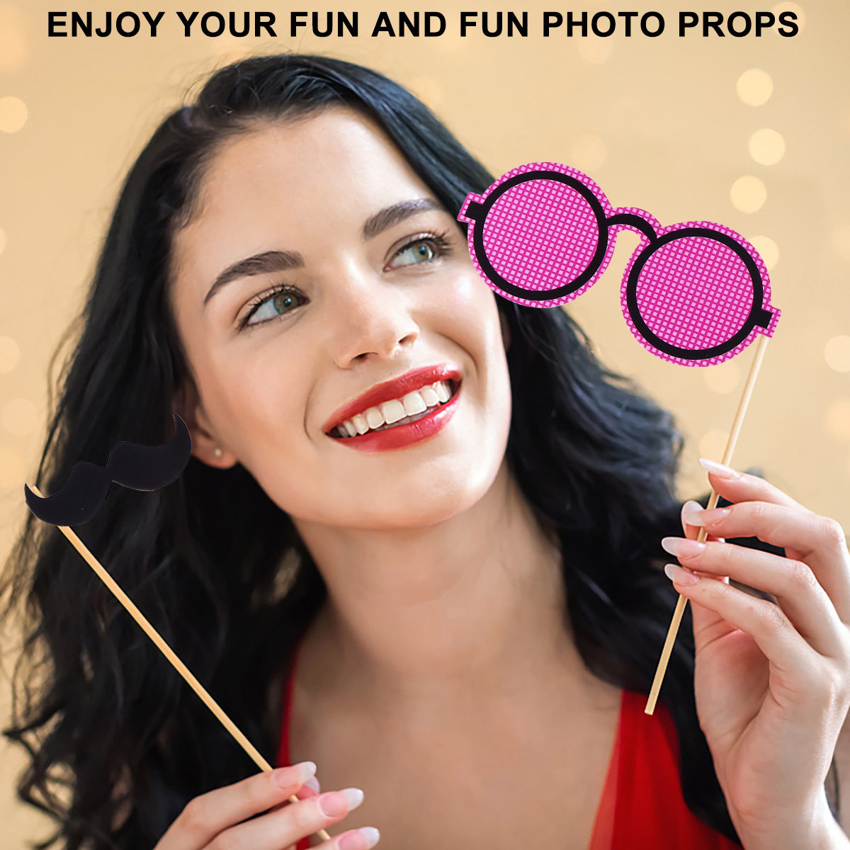 22Pcs Creative Wedding Photo P - Party Games Bridal Shower ulasan dan harga
