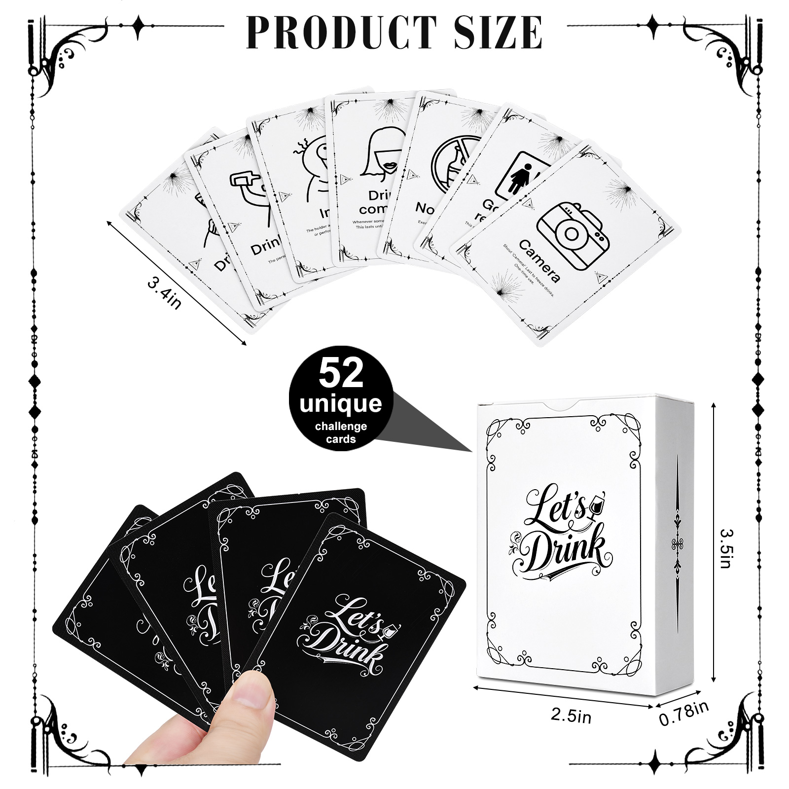 Adult Drinking Game Cards – 52 - Party Games Adult Birthday ulasan dan harga
