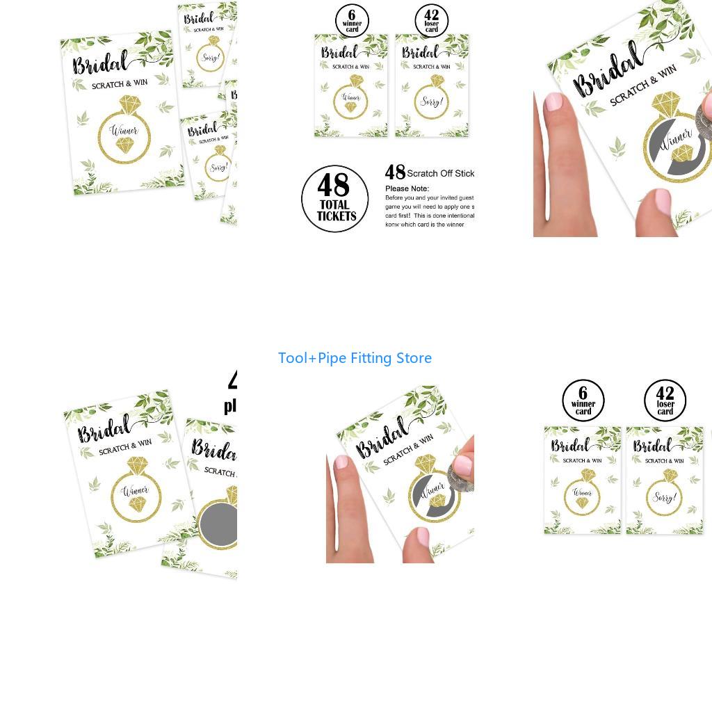 F92B Bridal Shower Scratch Off - Party Games Bridal Shower ulasan dan harga