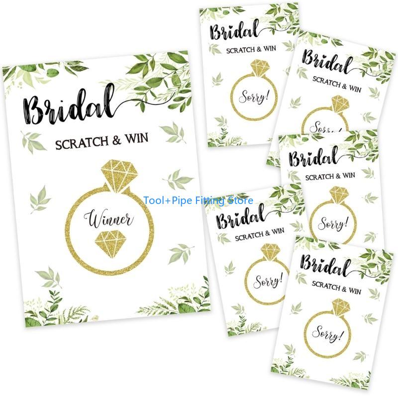 F92B Bridal Shower Scratch Off - Party Games Bridal Shower ulasan dan harga