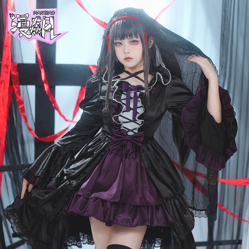 Akemi Homura Cosplay Costume P - Party Games New ulasan dan harga