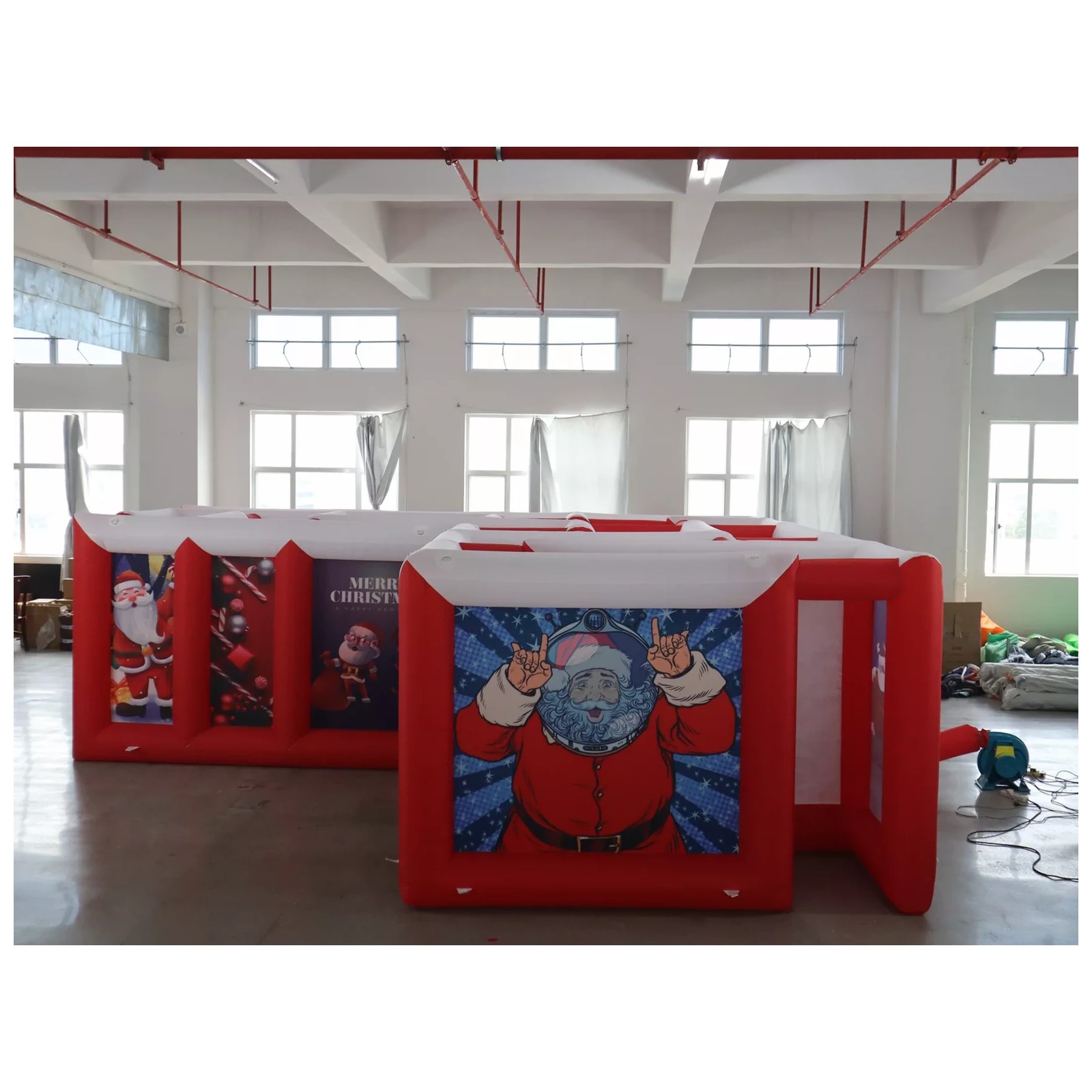 Large Red White Flat Roof Infl - Party Games Kids And Adults ulasan dan harga