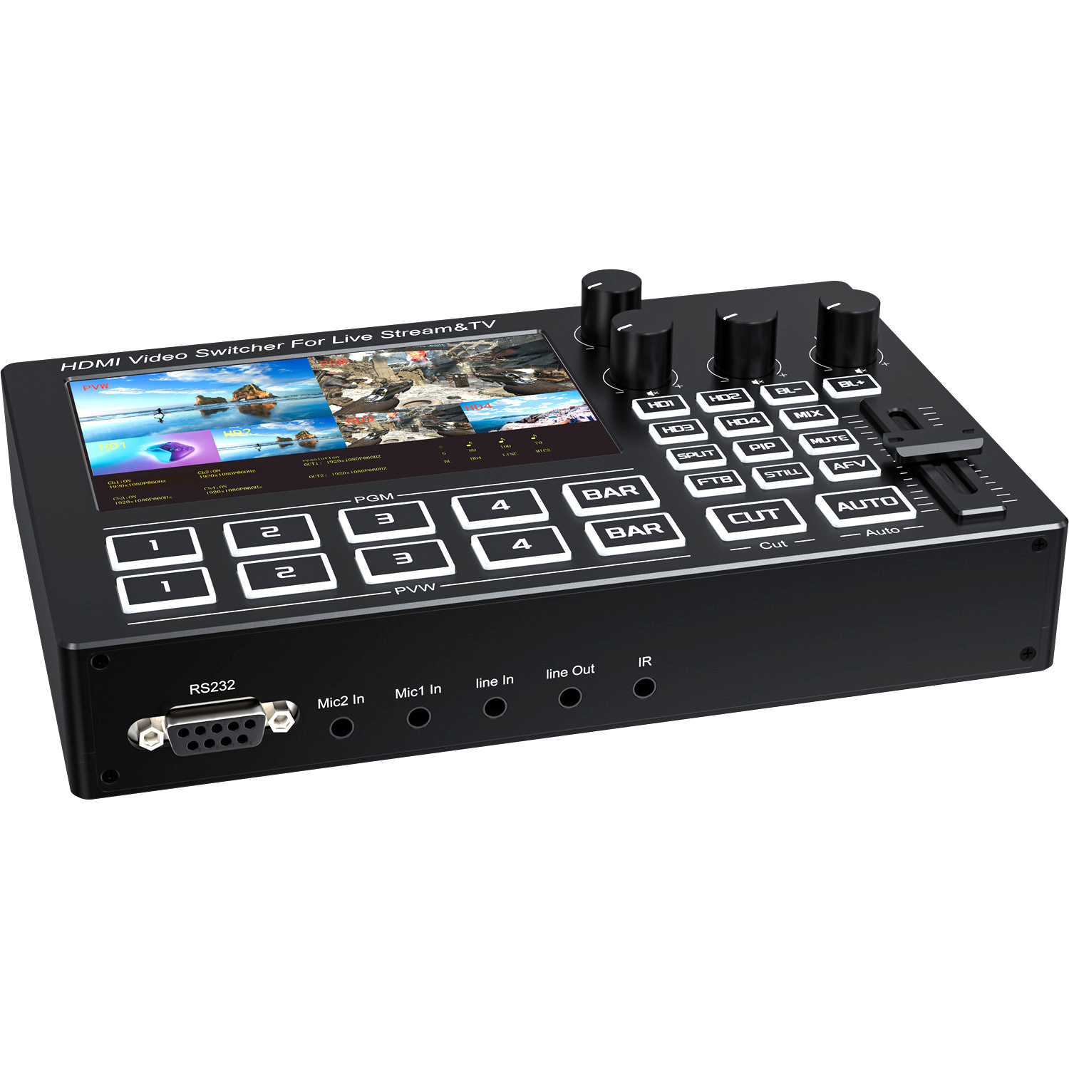1080P 4 Channel HDMI Live Stre - Party Games Switch ulasan dan harga