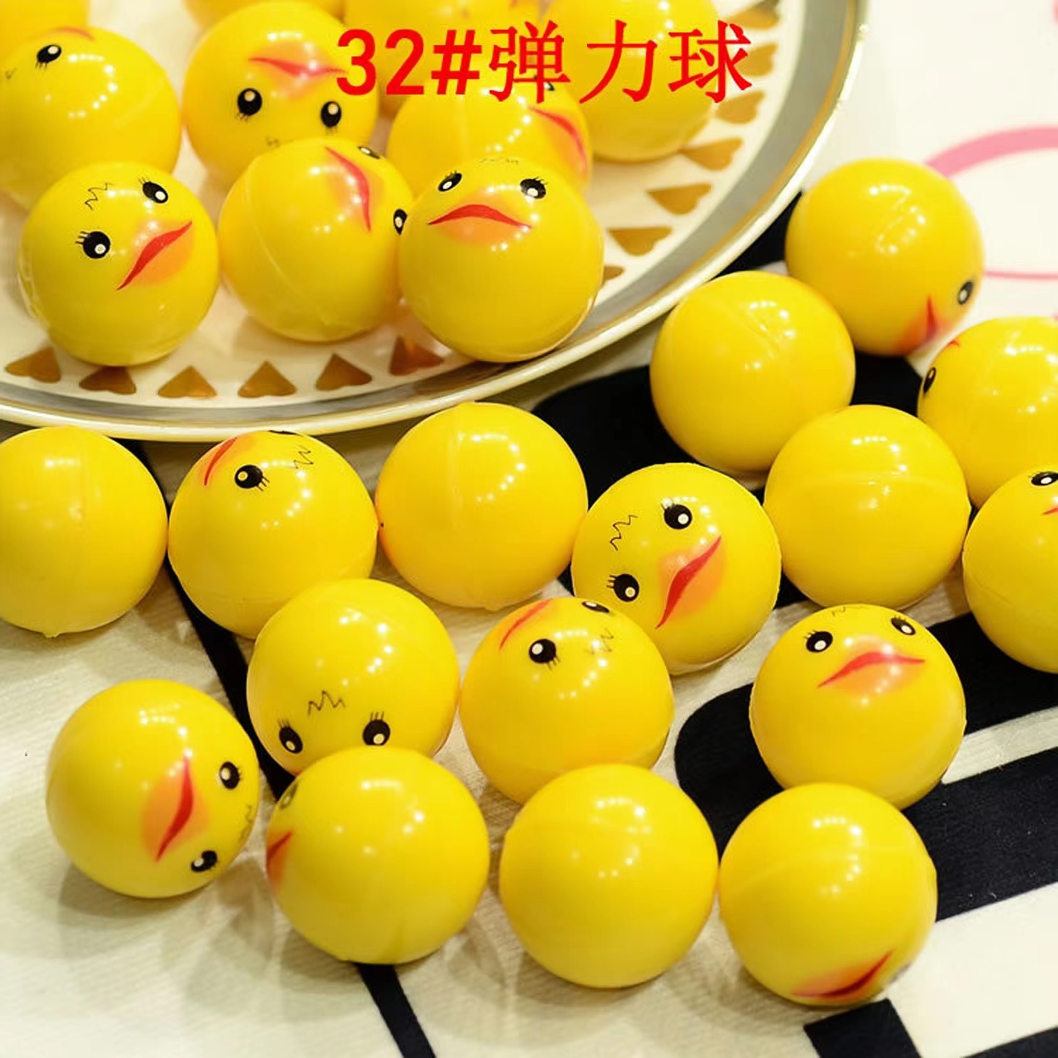 32mm Bouncing Balls Plastic Ba - Party Games Egg ulasan dan harga