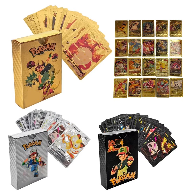 55PCS Pokemon Cards Vmax GX Go - Party Games Box ulasan dan harga